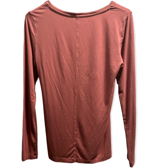 Halogen Faux Wrap Long Sleeve Women’s Tee - Picture 2 of 3